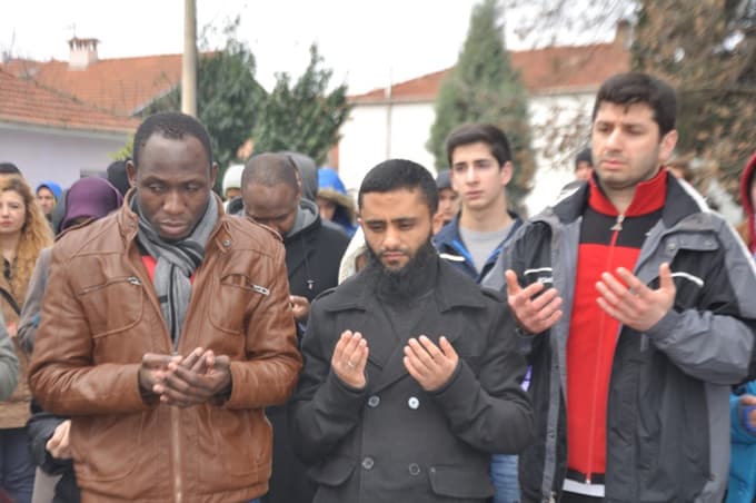 Ecdadlarını anmak için yürüdüler