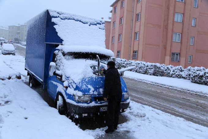 Kar kalınlığı 11, yüksek kesimlerde ise 40cm'ye ulaştı