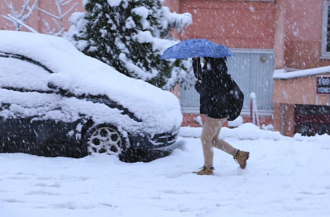 Kar kalınlığı 11, yüksek kesimlerde ise 40cm'ye ulaştı