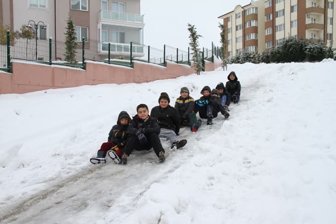 Kar tatiline en çok onlar sevindi