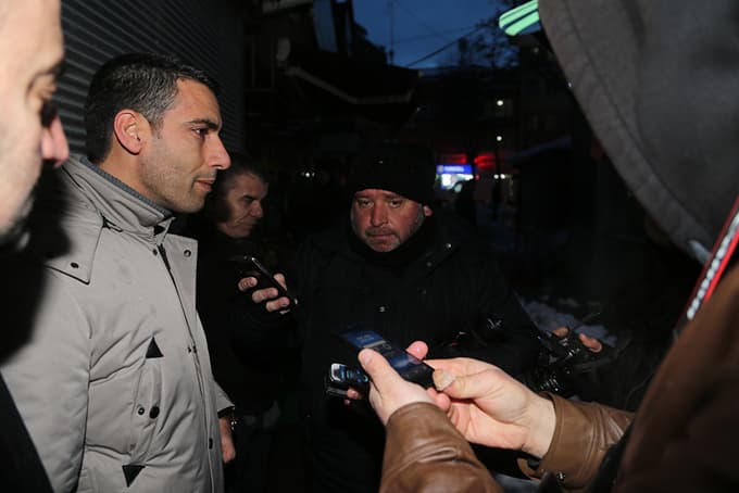 Uzun Çarşı'nın çatısı çöktü