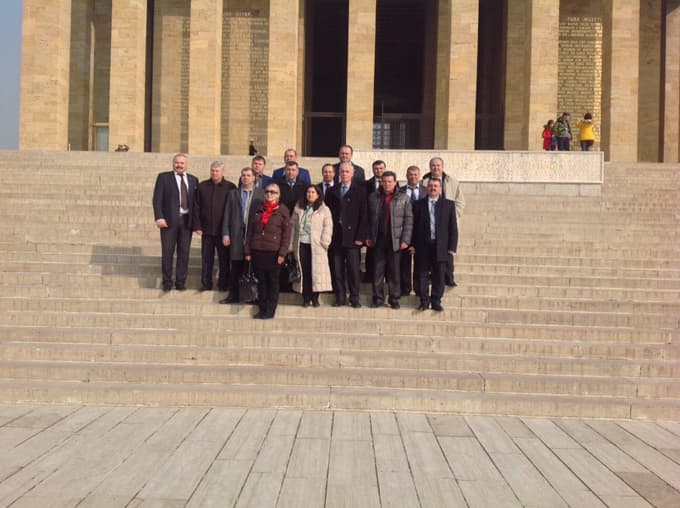 Başkanlar TİKA, Anıtkabir ve Gökçek'i ziyaret ettiler