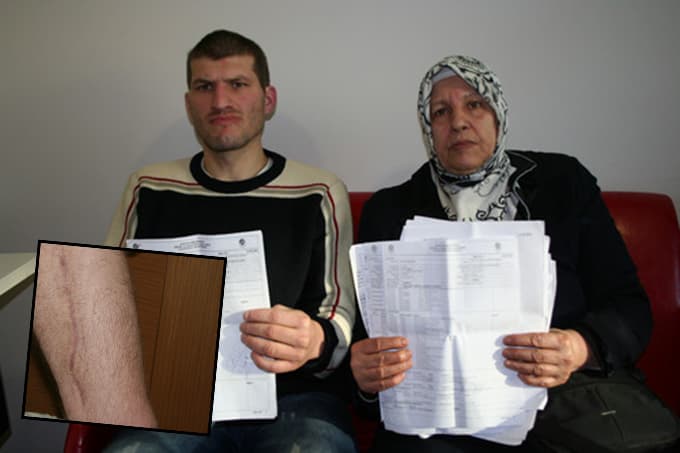 Bıçaklı saldırıda sakat kalan genç 10 aydır adalet arıyor