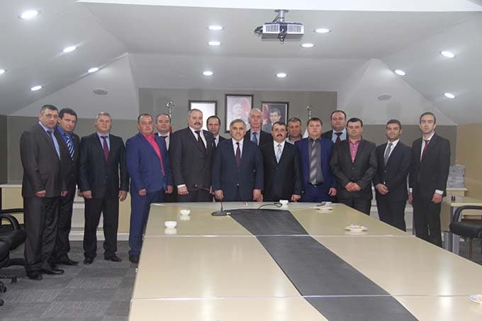 Gagauz başkanlar Hendek'te...