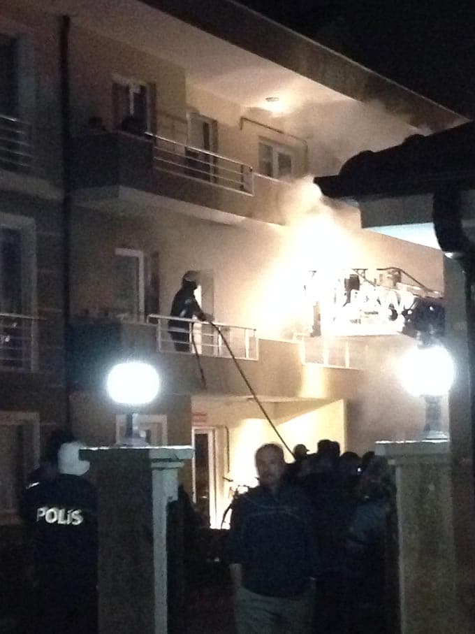 Köprübaşı Koza Evleri'nde yangın paniği!
