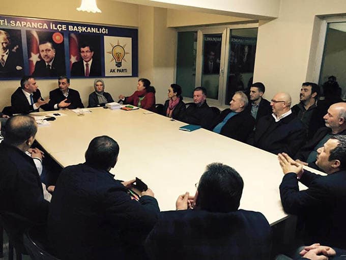 Yılmazer Ak Parti İlçe Yönetim Kurulu Toplantısı'na katıldı