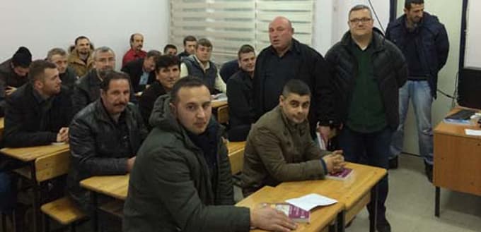 2015 yılının ilk avcı eğitim kursu Söğütlü ilçesinde başladı