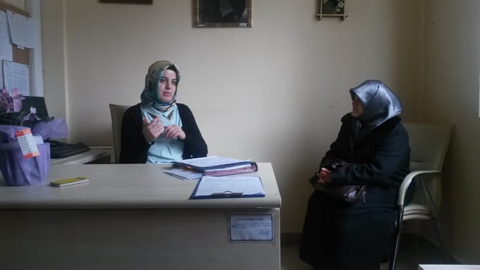 Saadet Partisi yaşlıları ziyaret etti