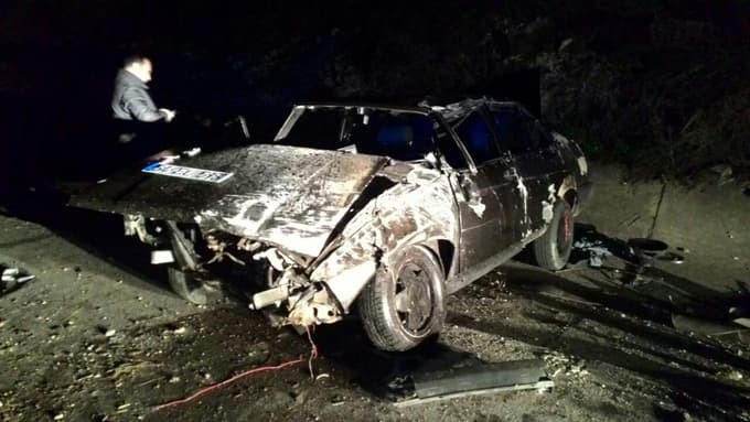 Kazada kalbi duran sürücü kalp masajıyla hayata döndürüldü