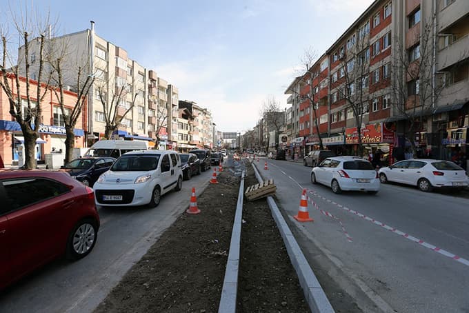 Sakarya Caddesi tamamlanıyor