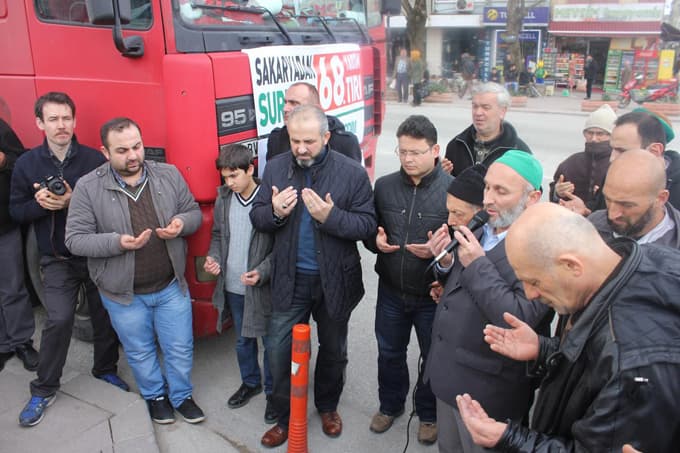 Sakarya'dan Suriye'deki iç savaş mağdurlarına yardım 