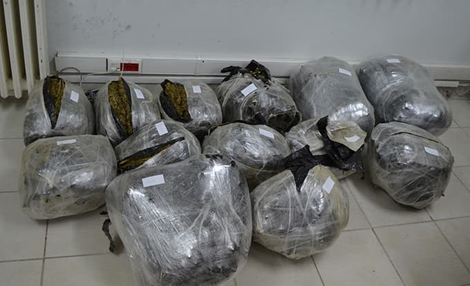 Sakarya Polisi 80 kilo esrar ele geçirdi