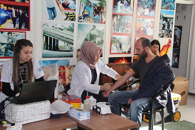Hendek Belediye personeli sağlık taramasından geçti