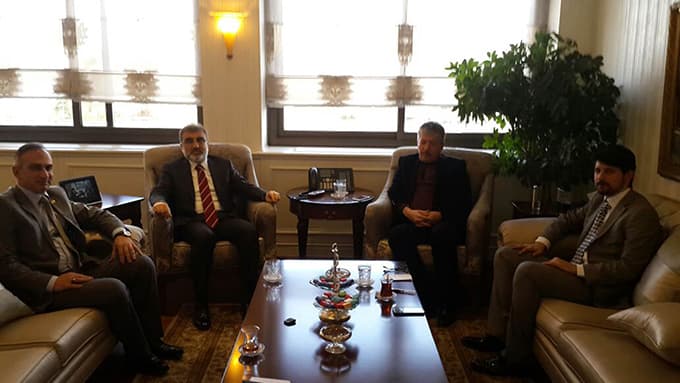 Başkan Yılmazer Taner Yıldız'a sorularını iletti