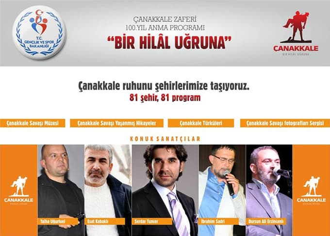 "Bir Hilal Uğruna" 15 Şubat'ta Sakarya'da