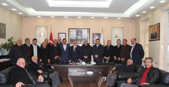 Muhtarlardan Milletvekili aday adayı Ali İnci'ye destek