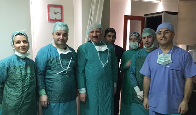 Hendek'te mideye 'PEG' uygulaması başladı