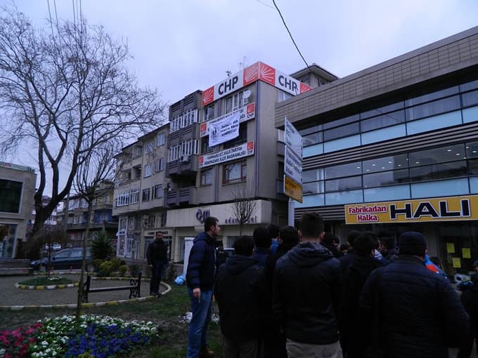 AKM önünde tehlikeli gerginlik