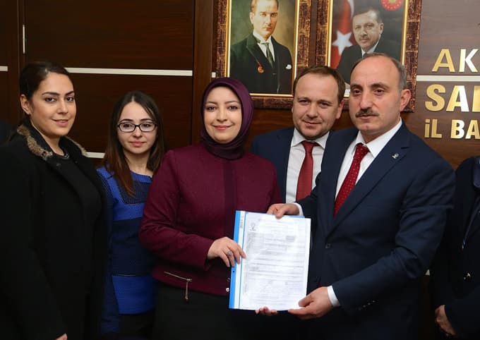 Çiğdem Erdoğan Atabek, adaylık başvurusunu yaptı