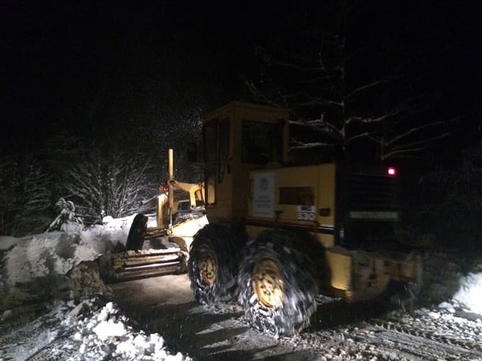 113 Köy yolu ulaşıma açıldı