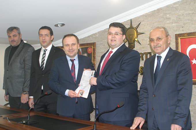 Ahmet Orhan milletvekili aday adaylığı başvurusunu yaptı 
