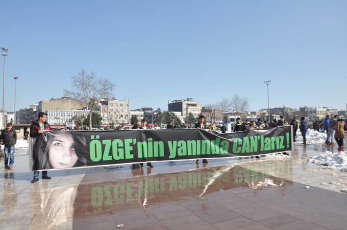 Tatangalardan Özgecan için dev yürüyüş