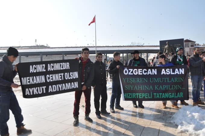 Tatangalardan Özgecan için dev yürüyüş