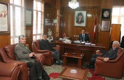 Başkan Duran, Sinan Cihan'ı Makamında Ziyaret Etti
