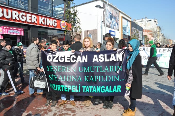Tatangalardan Özgecan için dev yürüyüş
