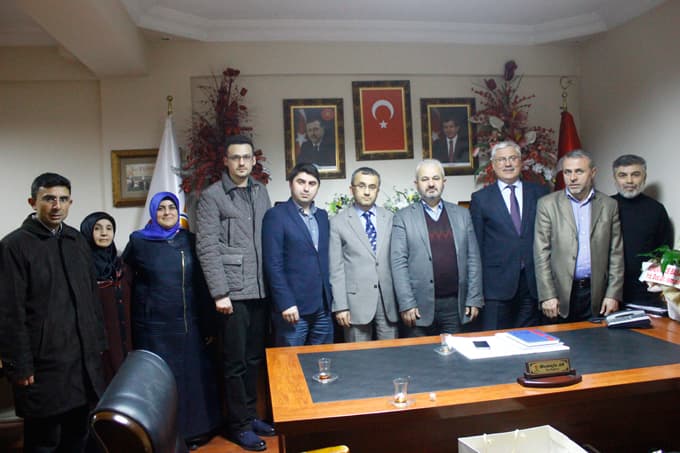 İlim Yayma Cemiyeti'nden Mustafa Ak'a ziyaret