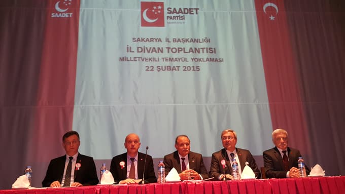 Saadet Partisi'nden coşkulu temayül