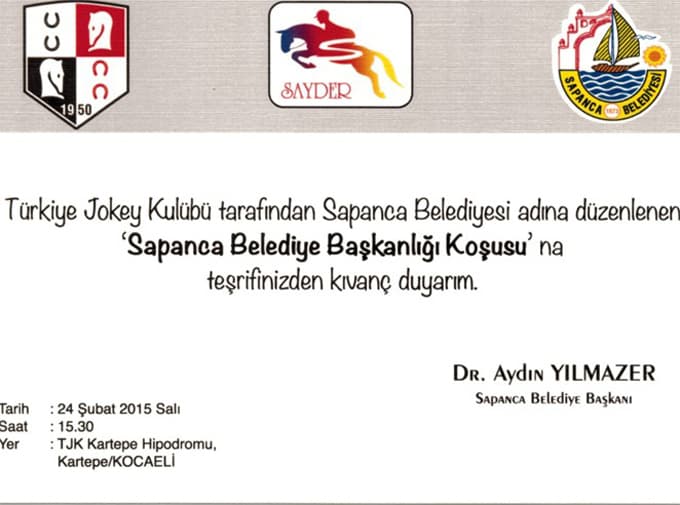 Sapanca Belediye Başkanlığı Koşusu yapılacak