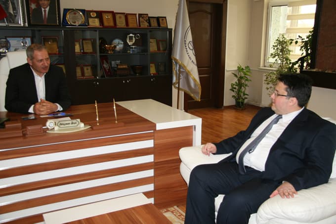 Aday adaylarından Başkan Dişli'ye ziyaret
