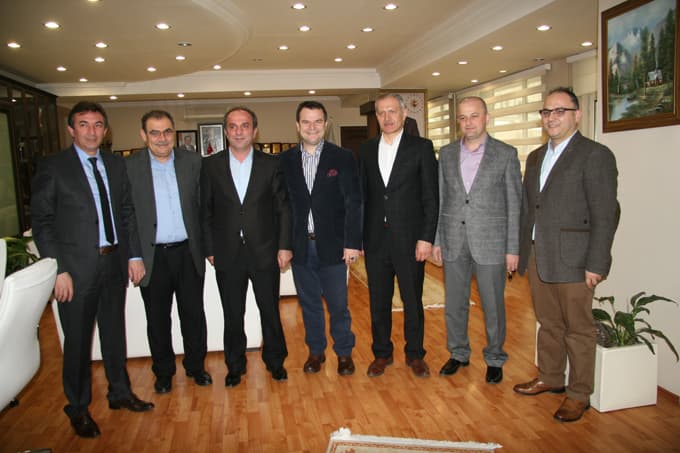 Aday adaylarından Başkan Dişli'ye ziyaret