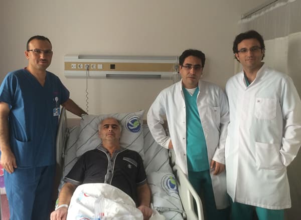 Kalp damarı yırtılan hasta sağlığına kavuştu