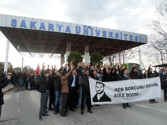 Sakarya'da Fırat Çakıroğlu anısına yürüyüş