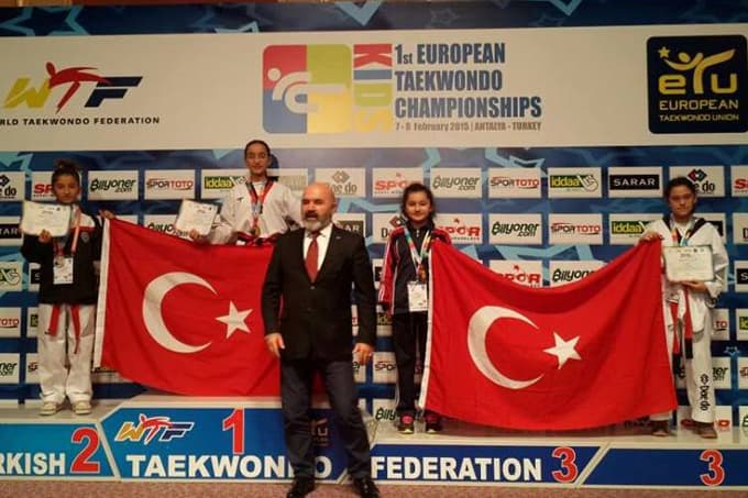 Taekwondo Miniklerde Avrupa 3.sü Olduk 