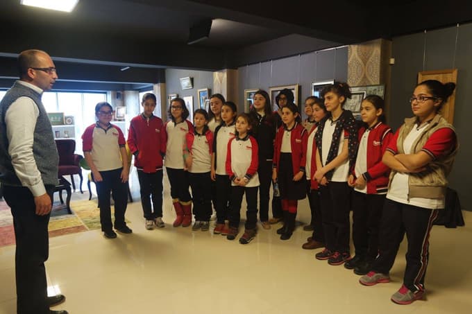 Öğrenciler 'Sanatsal Concept' sanat galerisini gezdi