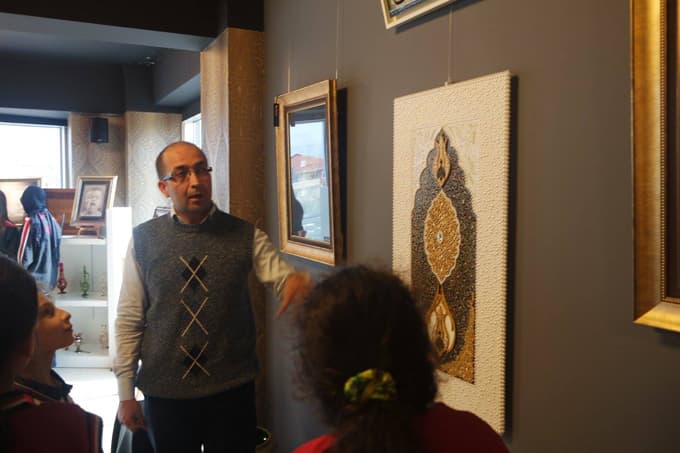 Öğrenciler 'Sanatsal Concept' sanat galerisini gezdi