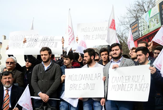 MTTB üyeleri, 28 Şubat sürecinde yaşananları protesto etti