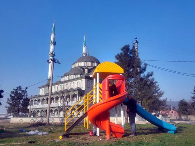 Akyazı'da peyzaj çalışması 