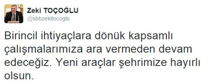 Ulaşım filosuna 10 yeni araç