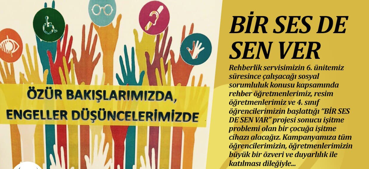 Öğrencilerden sosyal sorumluluk projesi
