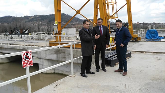 Kaymakam Akbıyık hidroelektrik santrallerini inceledi