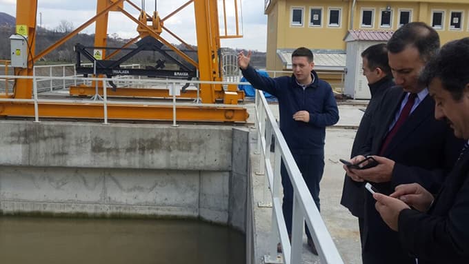 Kaymakam Akbıyık hidroelektrik santrallerini inceledi
