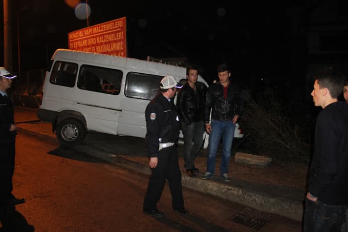 160 promil alkol kazayı da beraberinde getirdi