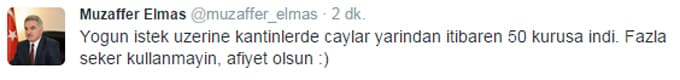 Rektör Elmas'tan öğrencilere jest!
