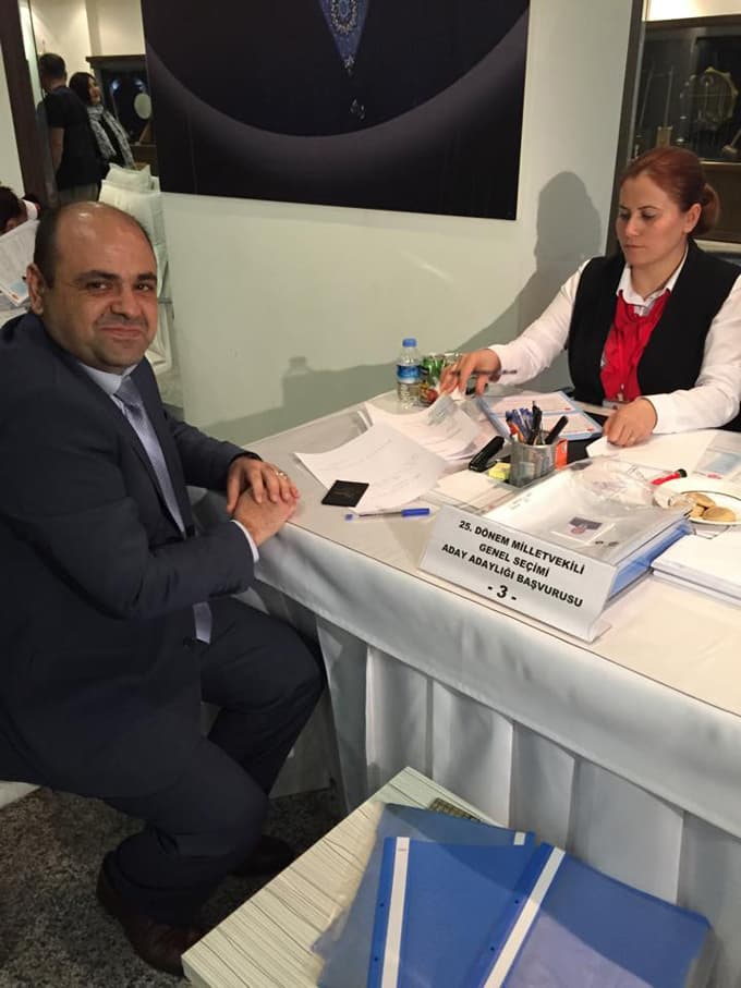 MHP'li Metin Güneş de resmi başvurusunu yaptı