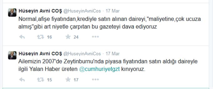 Vali Coş o gazateye dava açıyor!