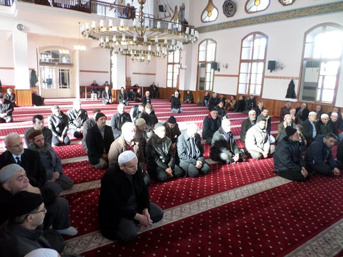 Orhan Camii'nde şehitler için mevlid okundu